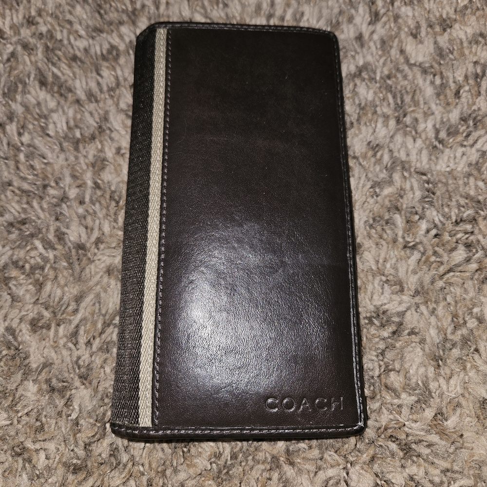 Coach Brown Leather Wallet